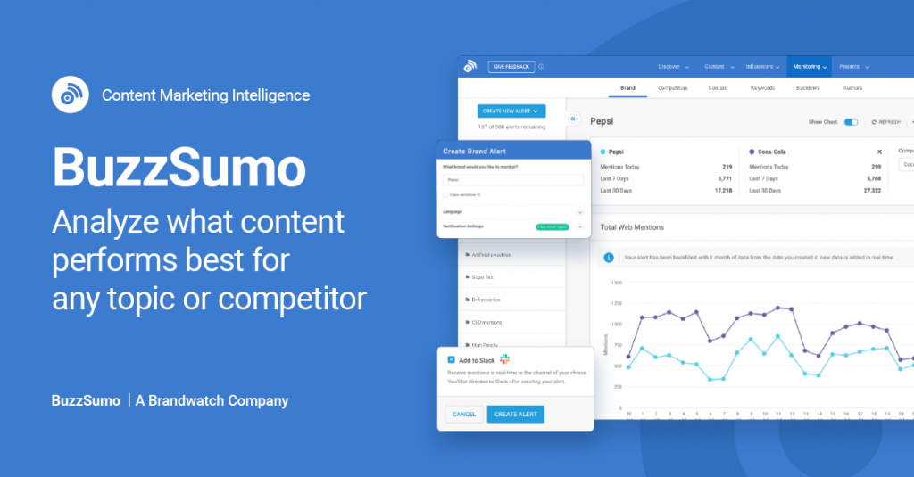 Buzzsumo tool for effective blogging